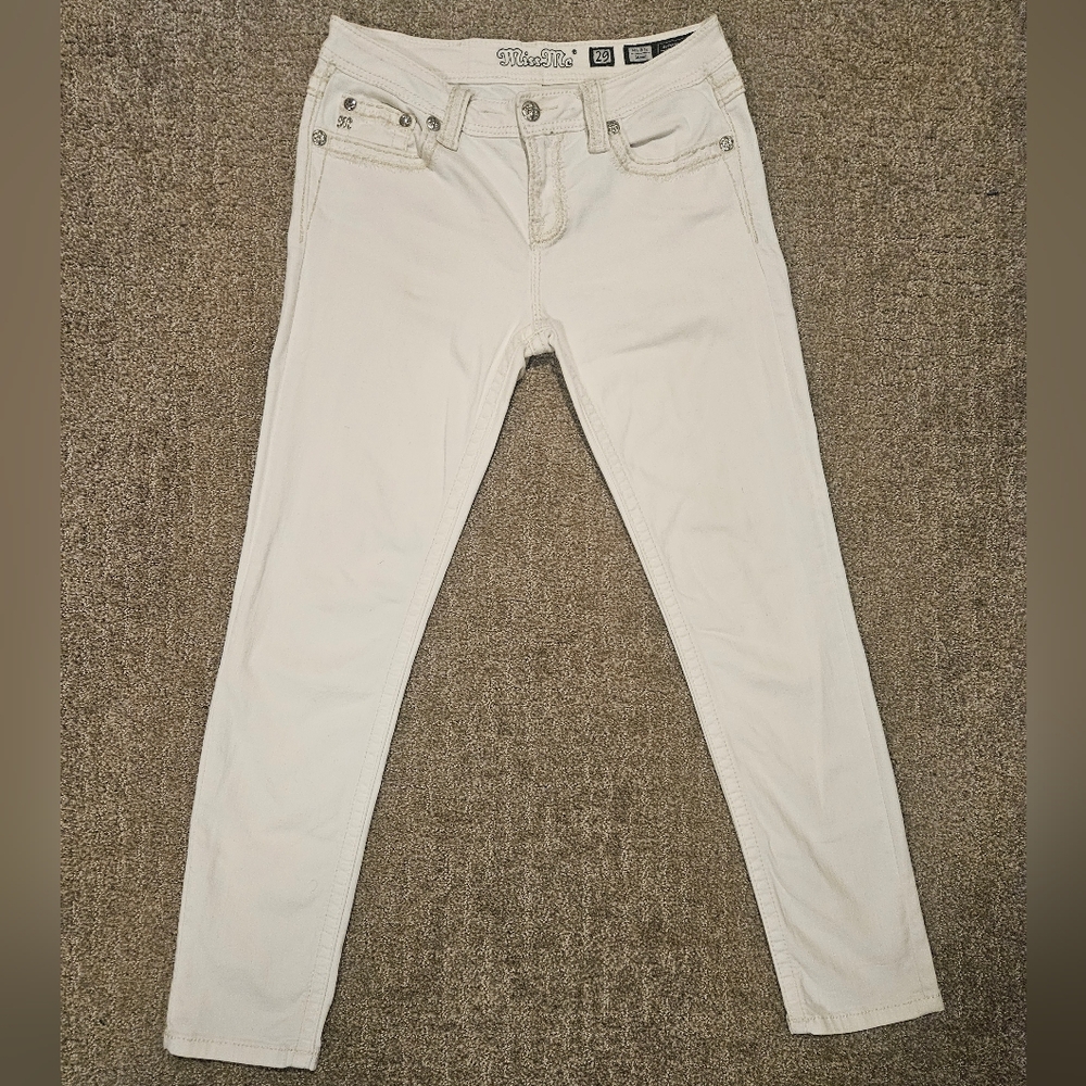 Miss Me Women's Skinny Jeans - Cream